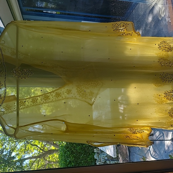 Bcbg silk embolished sequined tunic top sz S prestined - Picture 4 of 7